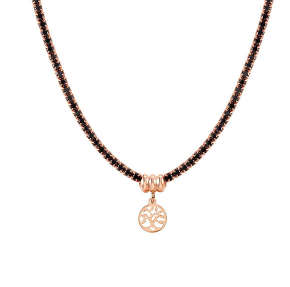 148602/042 CHIC&CHARM necklace in 925 silver and cubic zirconia (042_Tree of Life Rosegold)