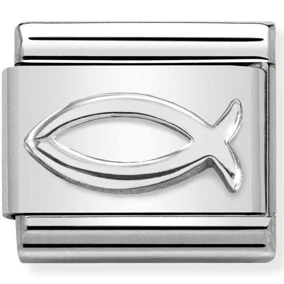 330106/03 Classic st.steel, sterling silver Ichtys