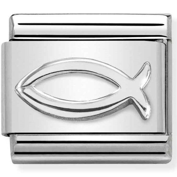 330106/03 Classic st.steel, sterling silver Ichtys