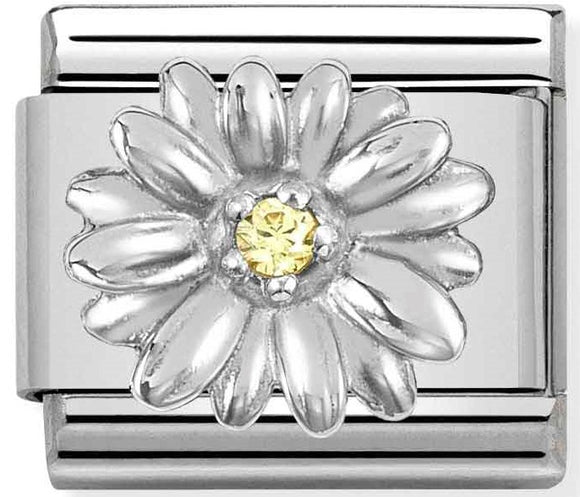 330311/13 Classic  symbols S/Steel,silver 925,CZ. Daisy