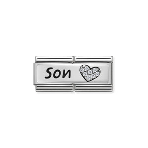 330731/03 Classic Silver, CZ Double.   SON