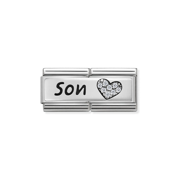 330731/03 Classic Silver, CZ Double.   SON