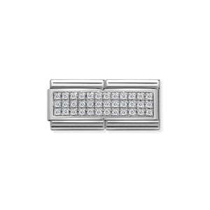 330733/01 Classic Silver & CZ Double Pave White
