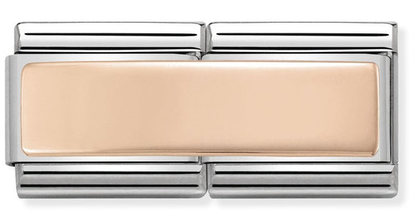 430710/01 Classic 9ct Rose Gold Double Plate Smooth