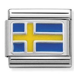 330207/07 Classic Silvershine Flag Sweden
