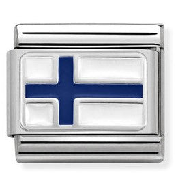 330207/10 Classic Silvershine Flag Finland