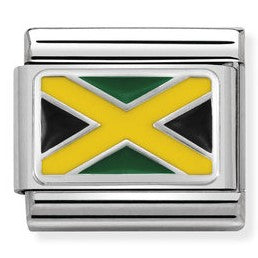 330207/28 Classic Silvershine Flag Jamaica (America)