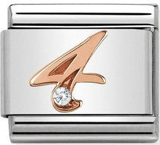 430315/04 Classic Rose Gold Number 4