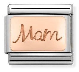 430108/03 Classic Bonded Rose Gold Engraved Plate MAM