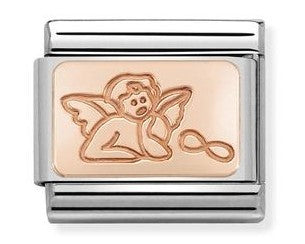 430101/46 Classic ,Bonded Rose Gold Guardian Angel