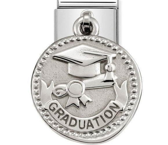 331804/19 Classic CHARMS WISHES steel & silver 925 GRADUATION