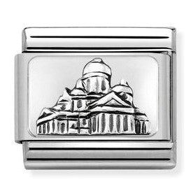 330105/39 Classic MONUMENTS RELIEF Silver 925 Helsinki Cathedral