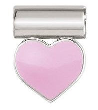 SeiMia SYMBOLS,925 silver & enamel Rose Heart 147118/001