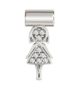 147116/035 SeiMia ,silver &CZ Mum 147116/035