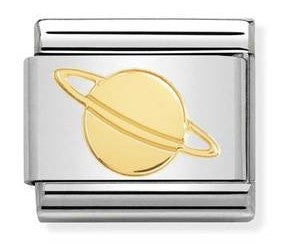 030161/10 Classic SYMBOL, S/Steel,bonded yellow gold Planet
