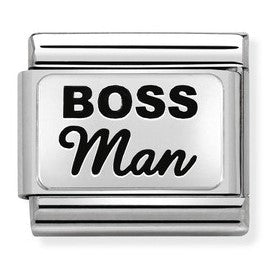 330109/34  Classic S/steel, silver, Boss Man