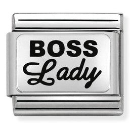 330109/35 Classic,S/steel, silver, Boss Lady