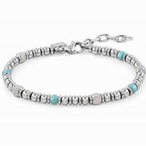 027905/033 INSTINCT bracelet,S/steel,stones TURQUOISE