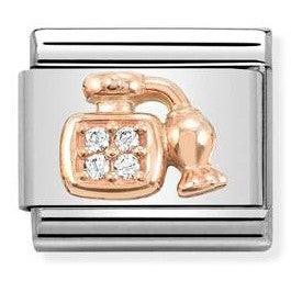 430302/30 Classic S/steel, rose gold & CZ Perfume