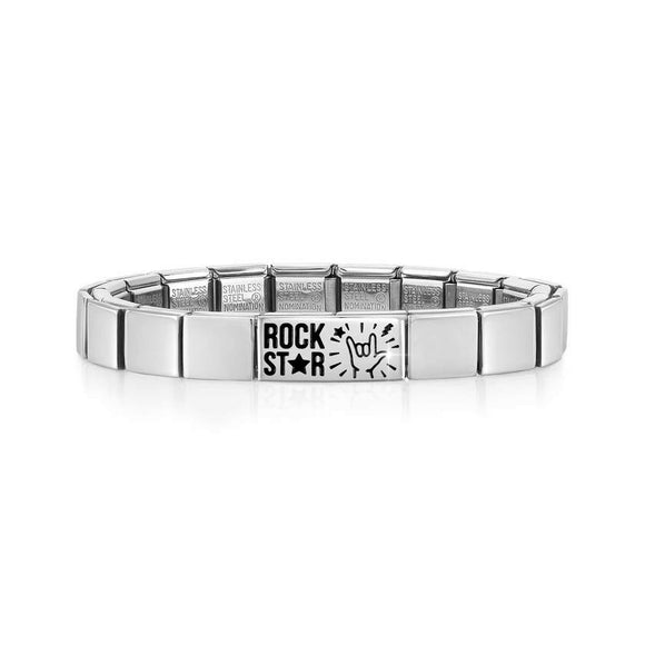 239101/21 GLAM bracelet, 1 symbol,Double Link Rock Star