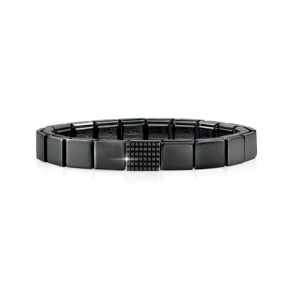 239102/04 GLAM bracelet,1 symbol BLACK finish Small grid