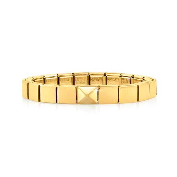 239103/01 GLAM bracelet, 1 symbol, YELLOW GOLD finish Large pyramid