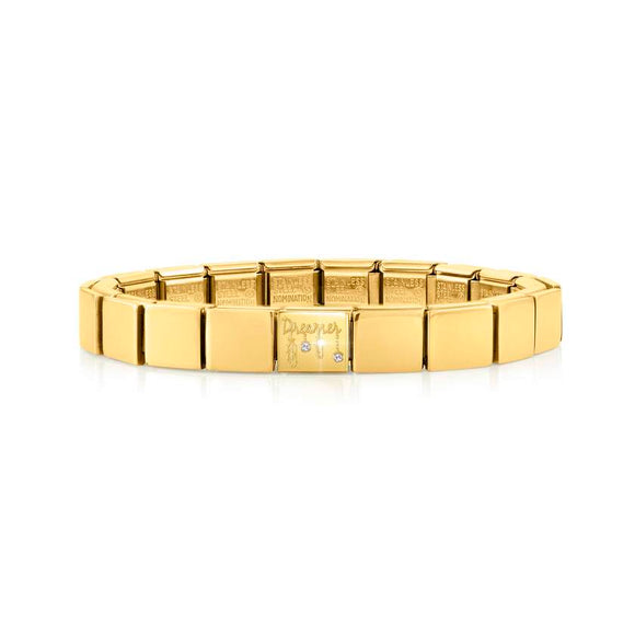 239103/06 GLAM bracelet, 1 symbol, YELLOW GOLD finish Dreamer