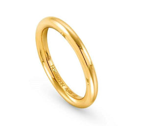 ENDLESS ring,925 silver,Yellow Gold Plated,Size 11