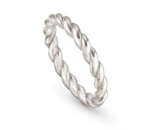 ENDLESS ring,925 silver Rope,Size17