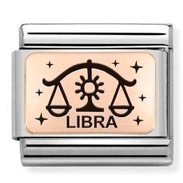 430112/07 Classic ZODIAC (IC) steel, rose gold. Libra