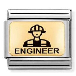 030166/19 Classic PLATES (IC),steel  yellow gold.  Engineer