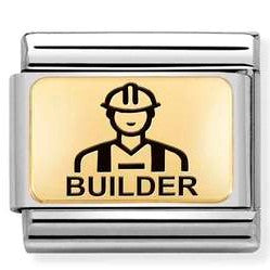 030166/30 Classic PLATES (IC) steel & bonded yellow gold Builder