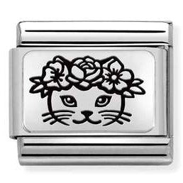 330111/23 Classic PLATES (IC) steel, 925 silver. Cat FLOWERS