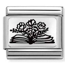 330111/27 Classic PLATES (IC) steel, 925 silver. Book FLOWERS