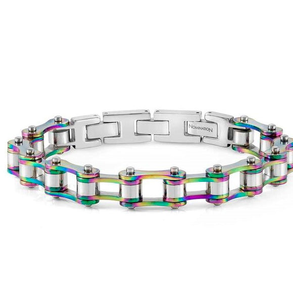 BEYOND LARGE steel bracelet BIKE.Ch  Multi-col. 028919/007