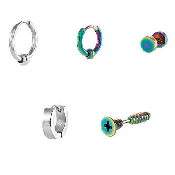 Kit of 5 BEYOND earrings 028923/001
