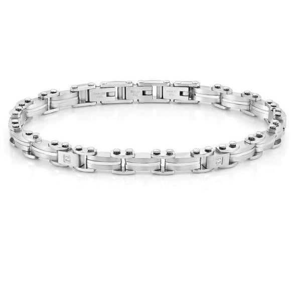 STRONG bracelet ed, steel, diamonds Steel 028313/001