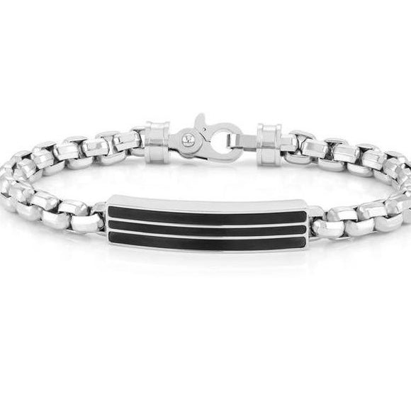 STRONG bracelet ed. DIAMOND, steel STRIPED MEDIUM 028320/016