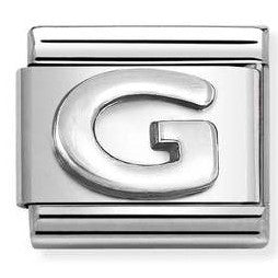 330113/07 Classic LETTER  G S/steel. 925 silver