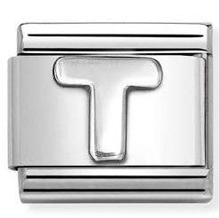 330113/20 Classic LETTER T S/steel. 925 silver