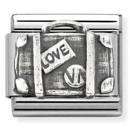 330101/62 Classic OXIDIZED, st.steel, 925 sterling silver Suitcase