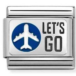 330206/31 Classic S/Steel, 925 sterling silver enamel Let’s go