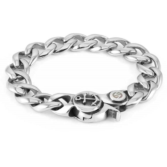 B-YOND steel bracelet CURB ANCHOR MEDIUM