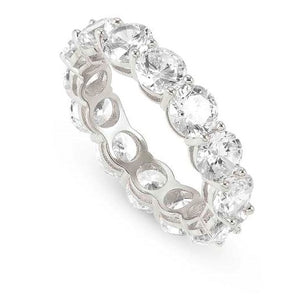 CHIC & CHARM JOYFUL ed. ring in 925 silver and cz (LARGE) Silver Size 13