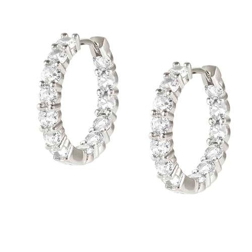 CHIC & CHARM JOYFUL ed. earrings in 925 silver and cz Silver