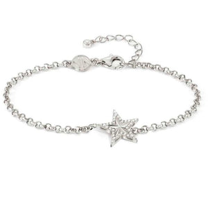 TRUEJOY bracelet in 925 silver and cubic zirconia Star