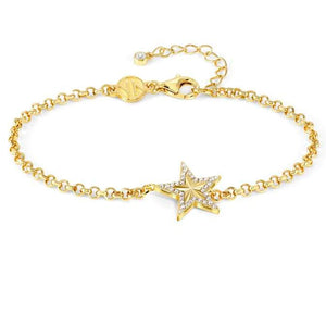 TRUEJOY bracelet in 925 silver and cubic zirconia Gold Star