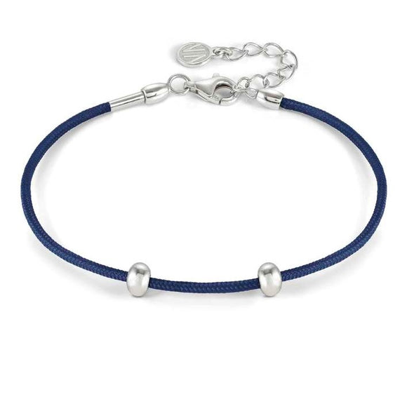 SEIMIA bracelet ed. CANDY in 925 silver and fabric BLUE