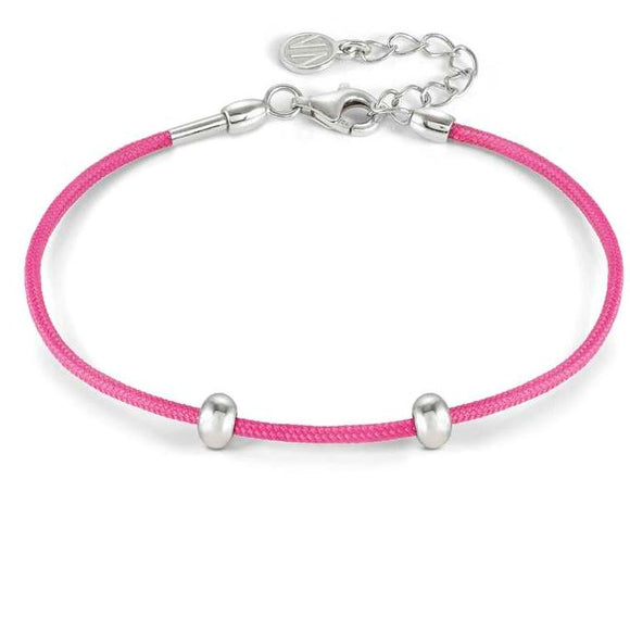 SEIMIA bracelet ed. CANDY in 925 silver and fabric FUCHSIA