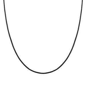 SEIMIA necklace ed. CANDY in 925 silver and fabric BLACK